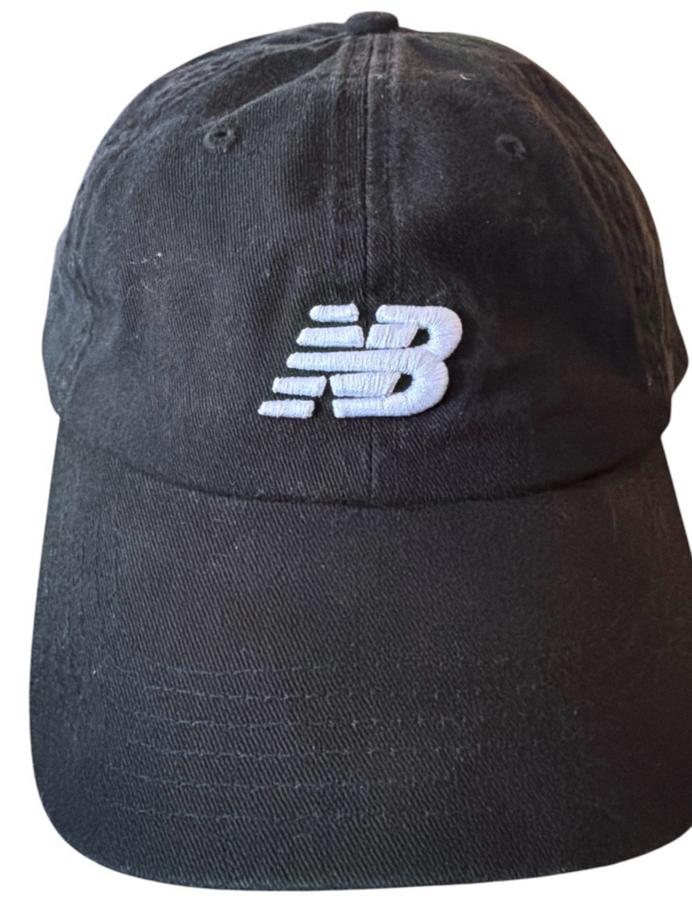 New Balance Hat Black One Size Adjustable Embroidered Classic Running